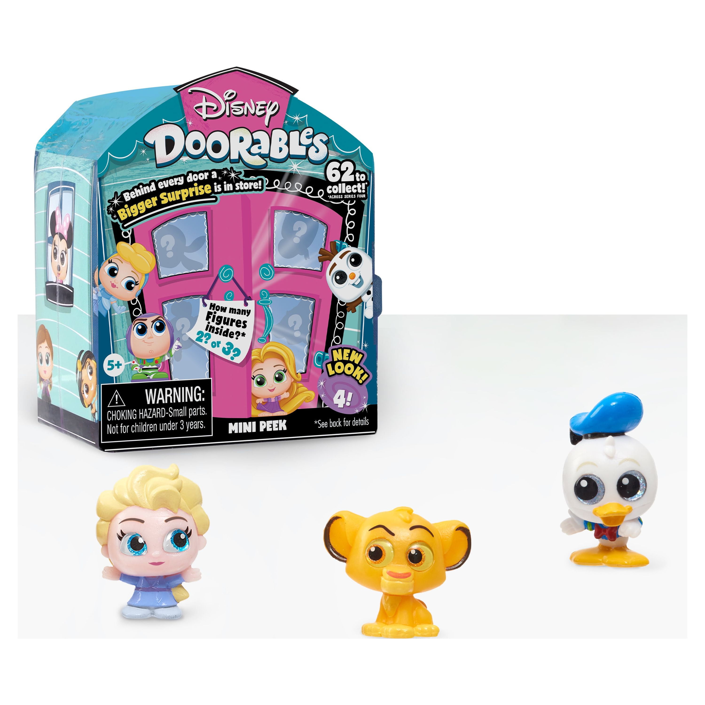 Disney Doorables Mini-Peek Pack Series 4, Officially Licensed Kids