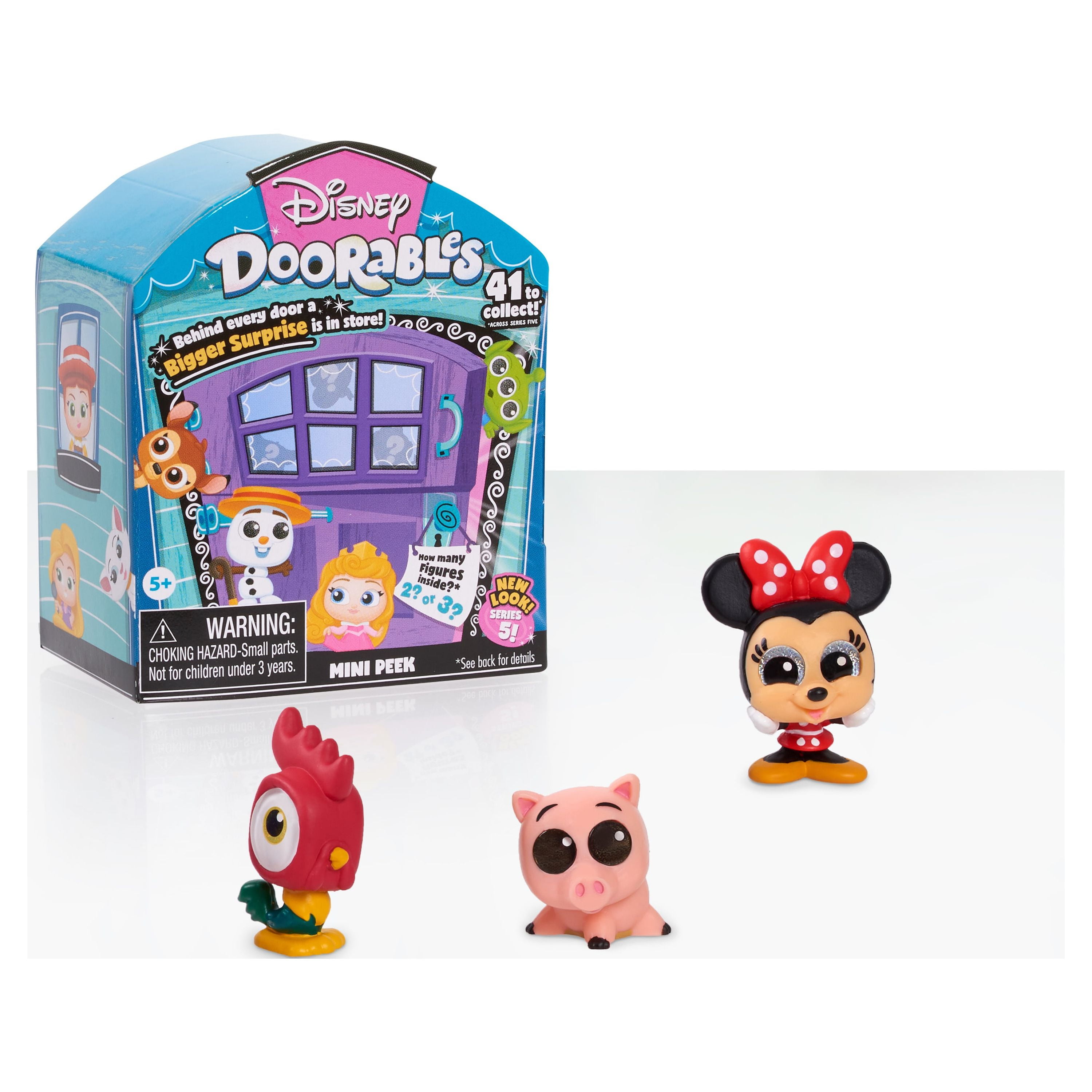 Disney Doorables - Pack 5 Figurines Surprises à Prix Carrefour