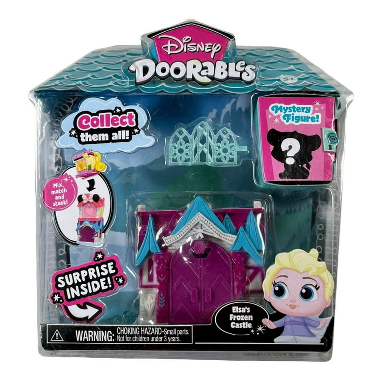 Disney Doorables Mini Playset Elsa s Frozen Castle Mini Playset w Mystery Figure