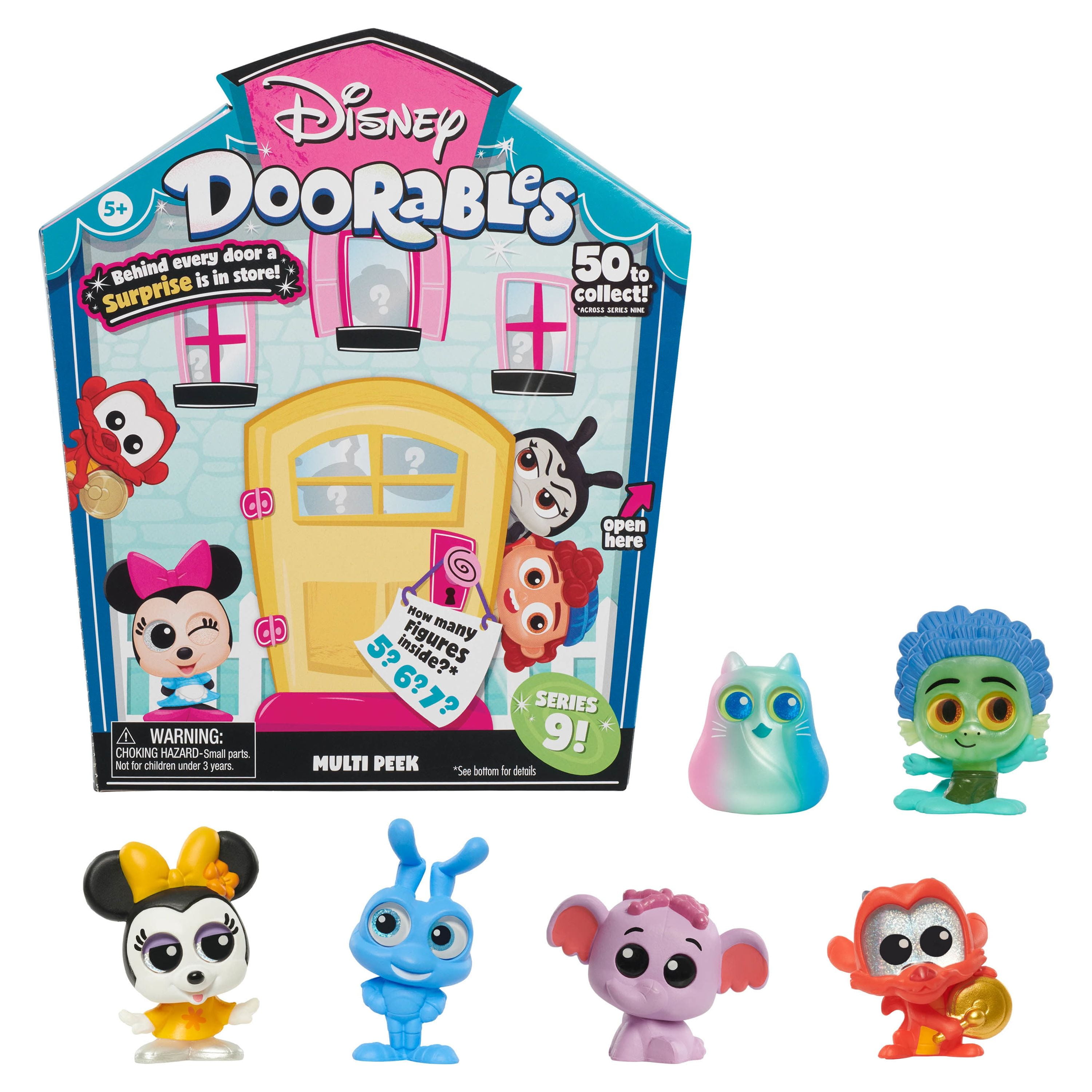 Disney Doorables Village Peek Pack, Series 4, 5 and 6, Includes 24