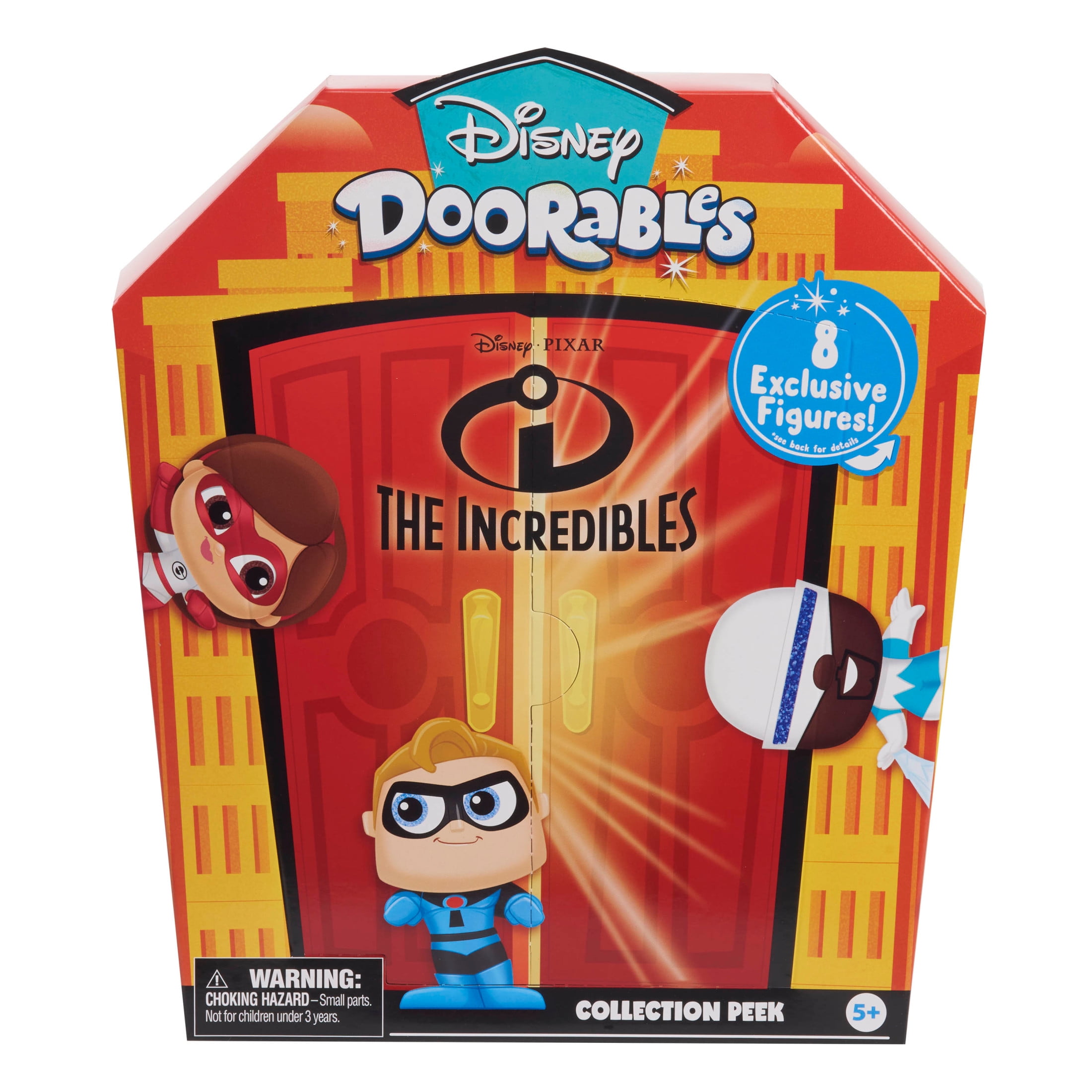 Disney Doorables NEW The Incredibles Collector Pack, Collectible Blind Bag Figures, Kids Toys for Ages 5 up, Walmart Exclusive