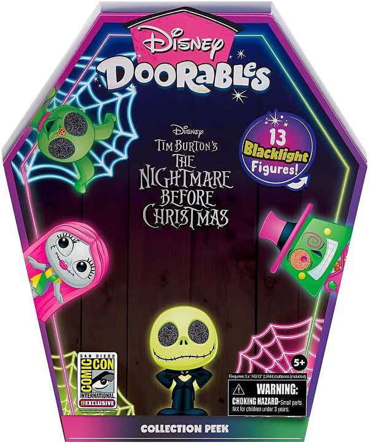 Disney Doorables Nightmare Before Christmas Mystery Figure 13-Pack (Blacklight Series Collection)
