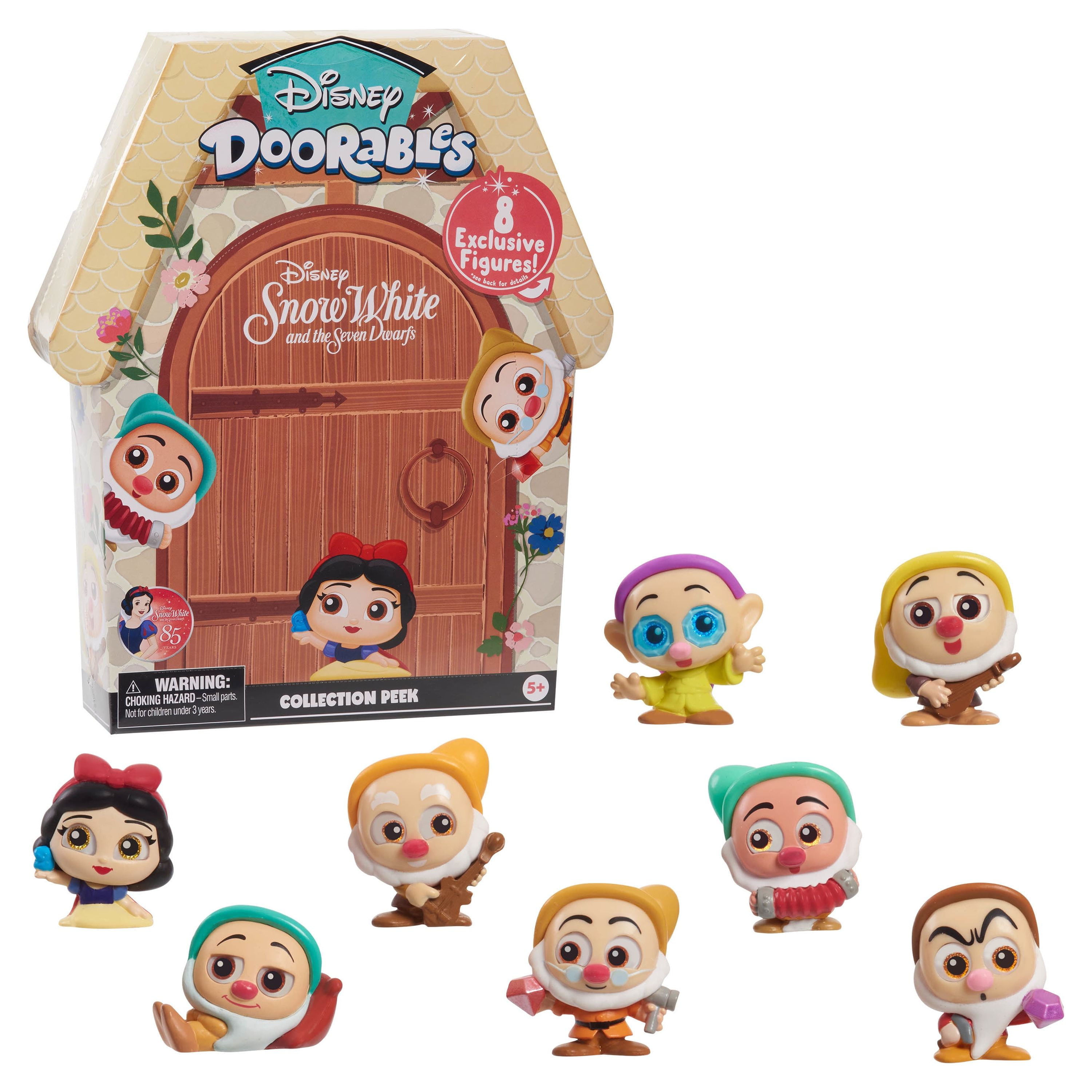 Disney Doorables Snow White Collection Peek, Officially Licensed Kids Toys  for Ages 5 Up, Gifts and Presents 