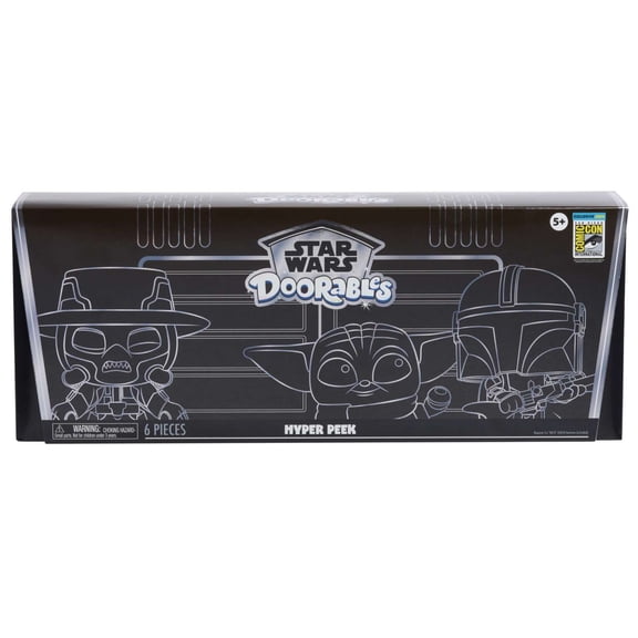 Disney Doorables Star Wars Figure & Card Collection (6 Figures)