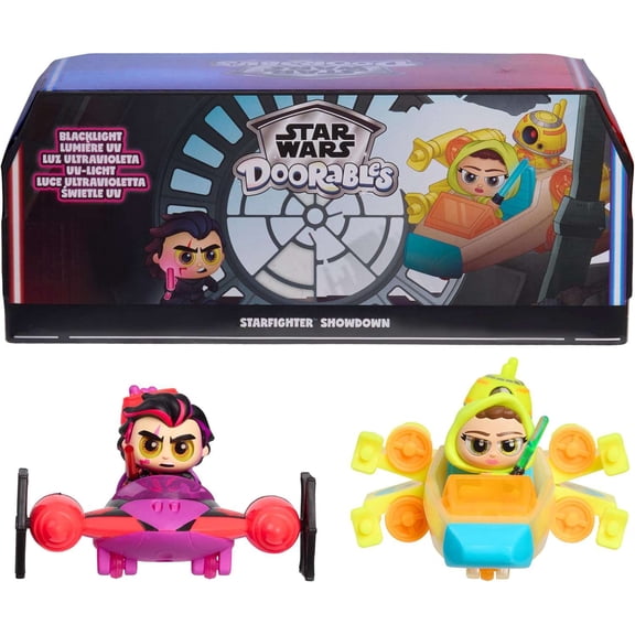 Disney Doorables Starfighter Showdown Mini Figure Set (Blacklight)
