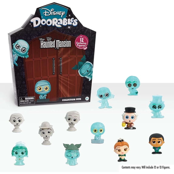 Disney Doorables Haunted Mansion Halloween Box, 12 Mini Figures ...