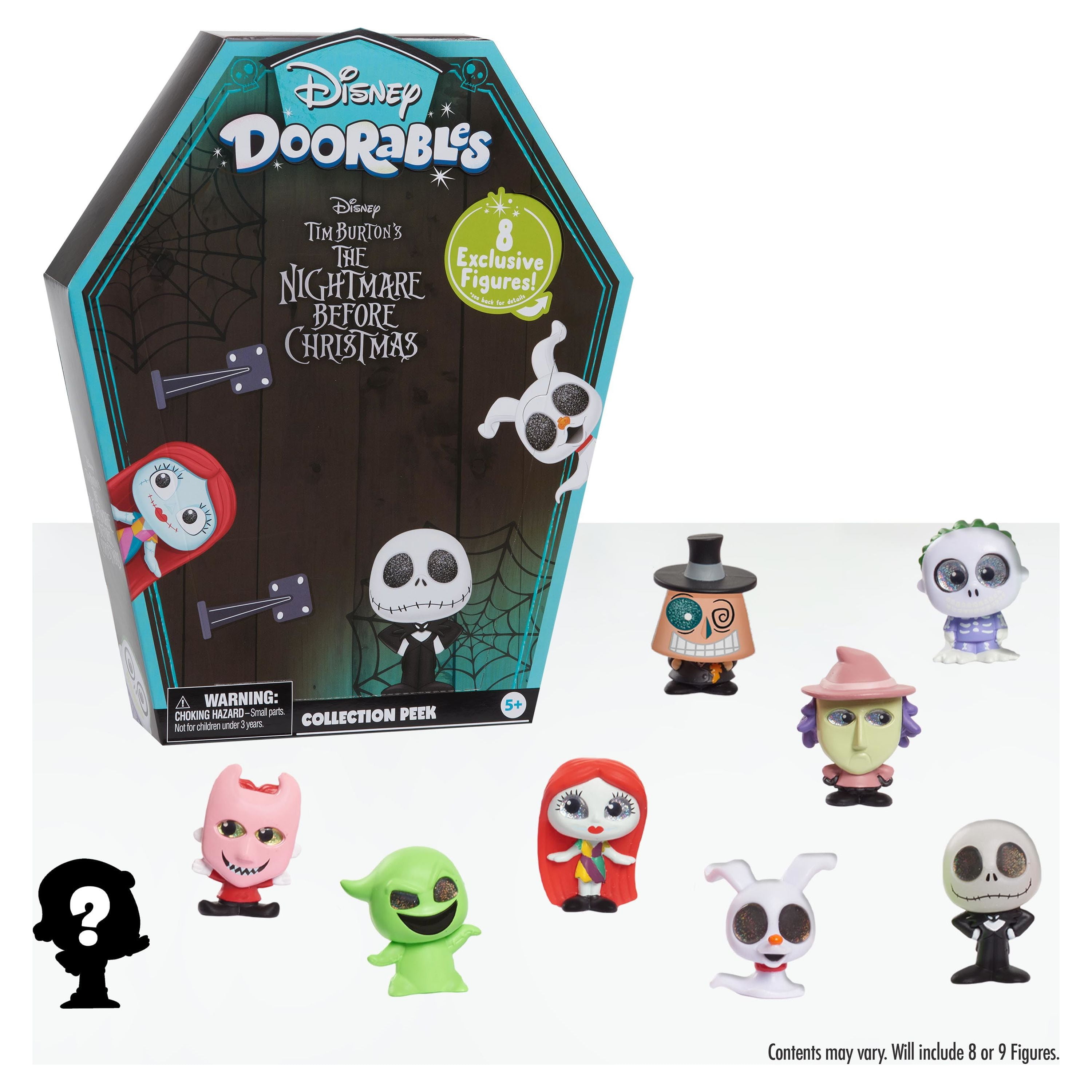 Disney Doorables Nightmare Before Christmas Mini Figures, Includes 8  Exclusive Styles, Ages 5+ - Walmart.com