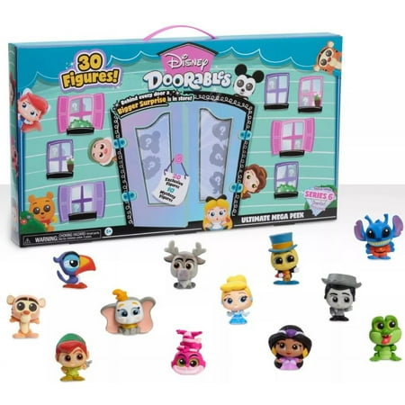 Disney Doorables Ultimate Mega Peek Pack Series 6, Includes 30 Figures, Styles May Vary, All Ages