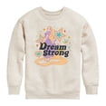 thumbnail image 1 of Disney - Dream Strong Rapunzel Boys' Graphic Long Sleeve Fleece Sweatshirt, 1 of 4
