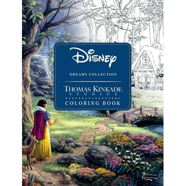 Disney Dreams Collection Thomas Kinkade Studios Coloring Book (Paperback)