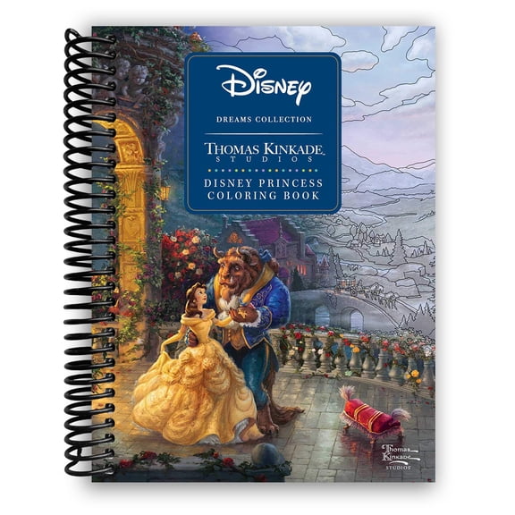 Disney Dreams Collection Thomas Kinkade Studios: Disney Princess Coloring Book (Spiral Bound)
