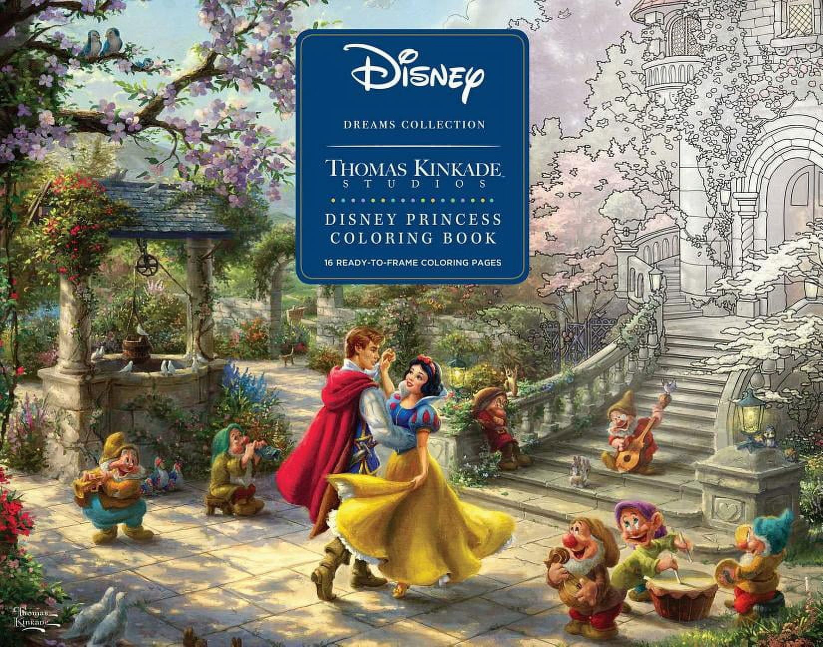  El Libro para colorear Disney Dreams collection Thomas Kinkade  Alice Belleza Bestia: 0050837360075: Kinkade, Thomas, Thomas Kinkade  Studios: Libros