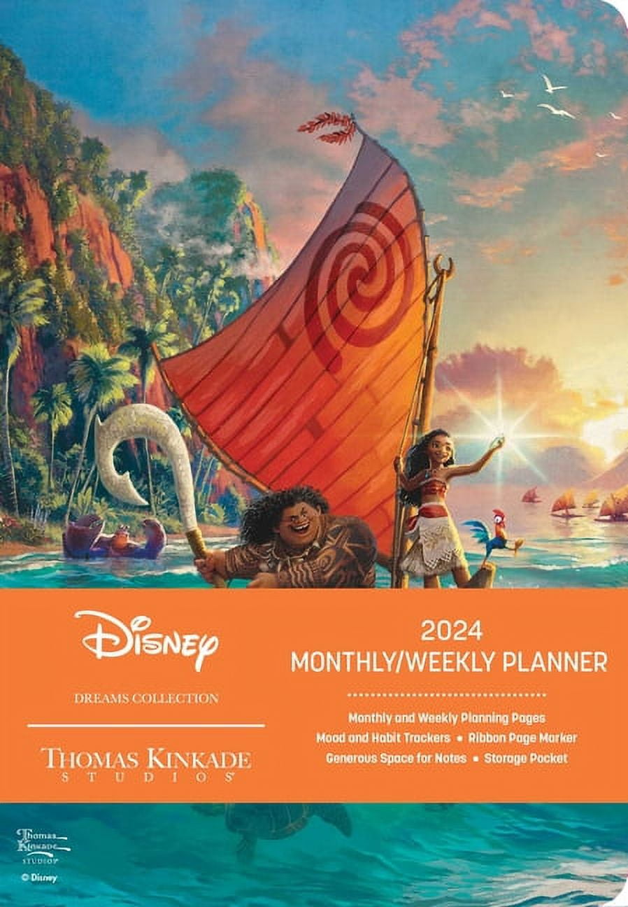 Disney Dreams Collection by Thomas Kinkade Studios 12Month 2024