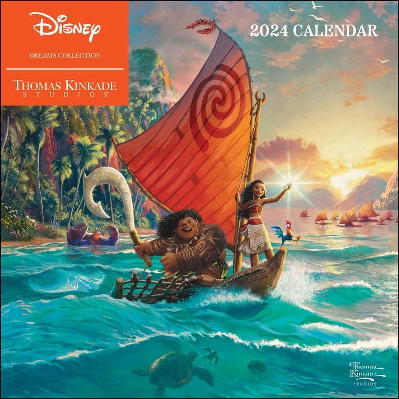 Disney Dreams Collection by Thomas Kinkade Studios 2024 Wall Calendar