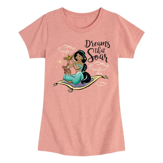 Disney - Dreams That Soar - Toddler & Youth Girls Short Sleeve Graphic T-Shirt