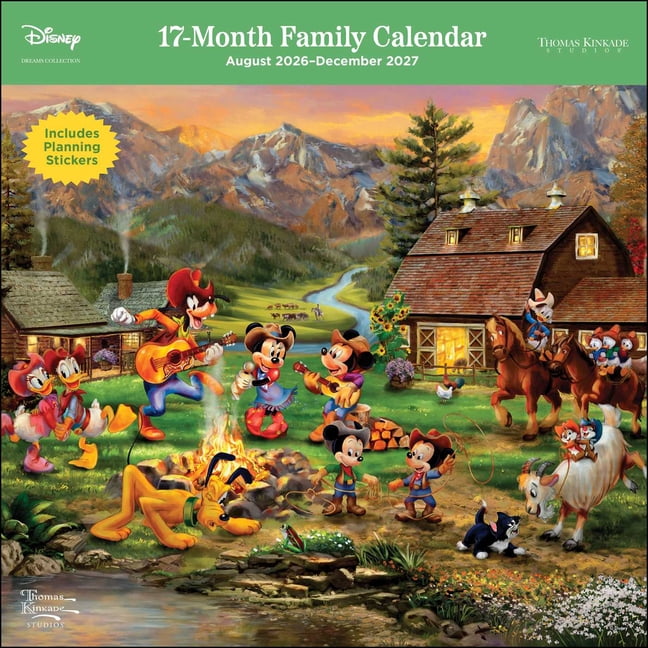 Thoma Kinkade Calendar Disney