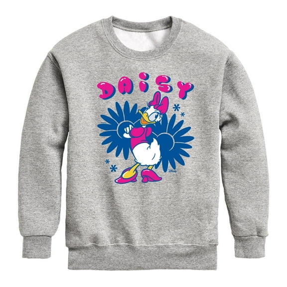 Disney - Drippin Daisy - Youth Crewneck Fleece Sweatshirt