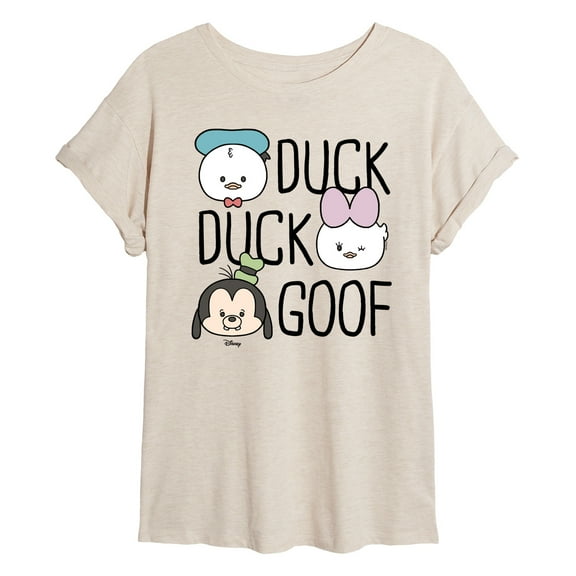 Disney - Duck Duck Goof - Women's Oversized T-Shirt