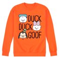 thumbnail image 1 of Disney - Duck Duck Goof - Men's Crew Neck Fleece Pullover, 1 of 1