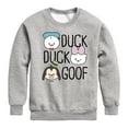 thumbnail image 1 of Disney - Duck Duck Goof - Toddler & Youth Crewneck Fleece Sweatshirt, 1 of 4