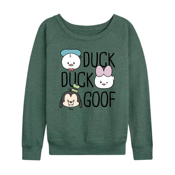 Disney - Duck Duck Goof - Women's Lightweight French Terry Long Sleeve Shirt