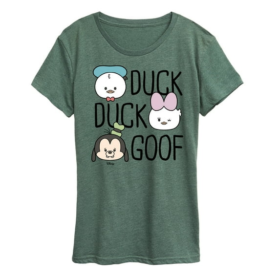 Disney - Duck Duck Goof - Women's Short Sleeve Graphic T-Shirt