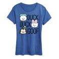 thumbnail image 1 of Disney - Duck Duck Goof - Women's Short Sleeve Graphic T-Shirt, 1 of 4