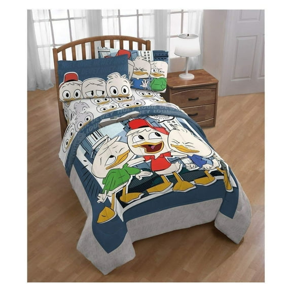 Disney Duck Tales Microfiber Reversible Twin Bed Comforter