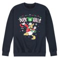 thumbnail image 1 of Disney - Duck The Halls - Men's Crew Fleece Sweatshirt Sweatshirt, 1 of 5