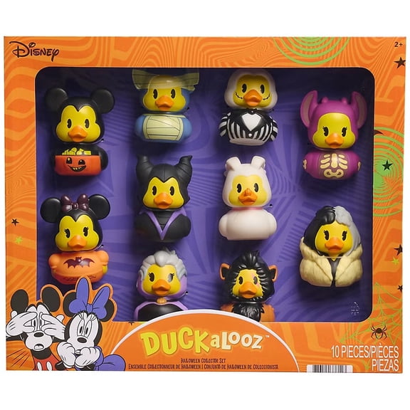 Disney Duckalooz Halloween Rubber Duck 10-Pack Set