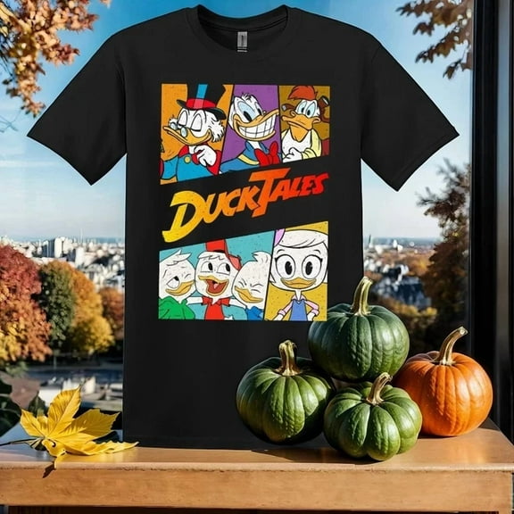 Disney Ducktales Retro 90s Group T-shirt T Shirt Unisex Tshirt