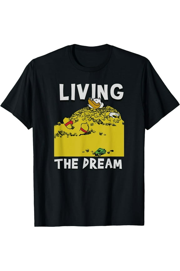 Disney Ducktales Scrooge McDuck Living the Dream T-Shirt