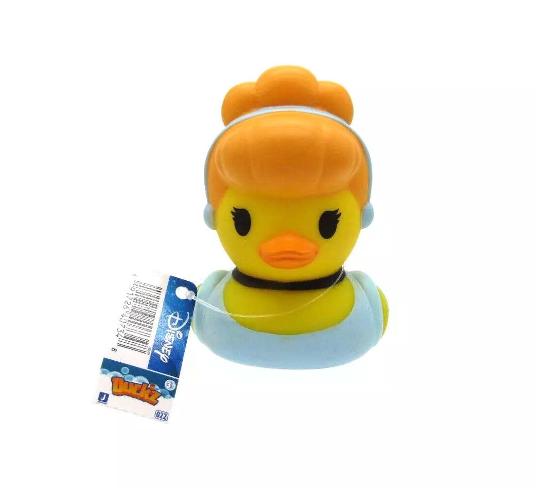 Disney Duckz Cinderella Rubber Duck Mini Cake Topper Jeeps Bath Pool Tub Toy NWT