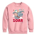 thumbnail image 1 of Disney Dumbo Animated - Don't Just Fly; Soar - Toddler & Youth Crewneck Fleece Sweatshirt, 1 of 4