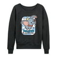 thumbnail image 1 of Disney - Dumbo - Believe In The Impossible - Women's Lightweight French Terry Long Sleeve Shirt, 1 of 5