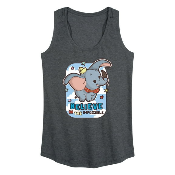 Disney - Dumbo - Believe In The Impossible - Women's Racerback Tank Top