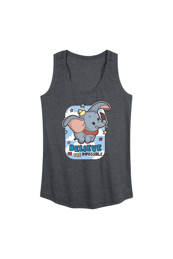- Dumbo - Believe In The Impossible - Women's Racerback Tank Top