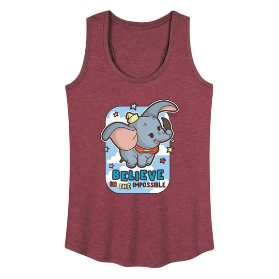 Disney - Dumbo - Believe In The Impossible - Women's Racerback Tank Top