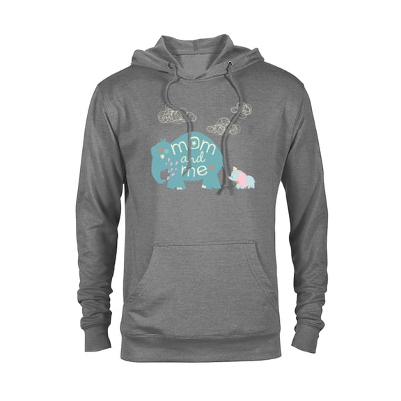 Disney Dumbo Cute Elephant Mom and Me Mother's Day - Pullover Hoodie for Adults - Customized-Athletic Heather