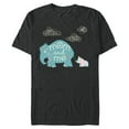 thumbnail image 1 of Disney Dumbo Cute Elephant Mom and Me Mother's Day - Short Sleeve Blended T-Shirt for Adults - Customized-Dark Heather, 1 of 5