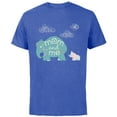 thumbnail image 1 of Disney Dumbo Cute Elephant Mom and Me Mother's Day - Short Sleeve Cotton T-Shirt for Adults - Customized-Royal Heather, 1 of 5