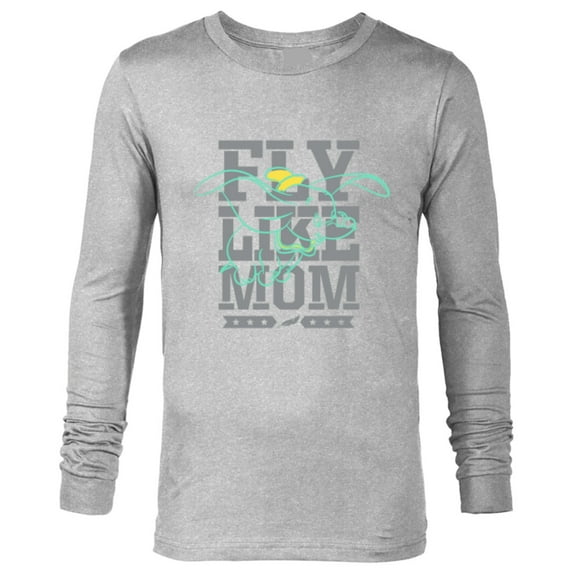 Disney Dumbo Fly Like Mom Mother's Day - Long Sleeve T-Shirt for Men - Customized-Athletic Heather