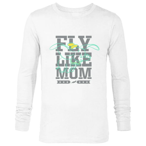 Disney Dumbo Fly Like Mom Mother's Day - Long Sleeve T-Shirt for Men - Customized-White