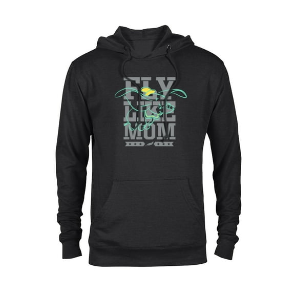 Disney Dumbo Fly Like Mom Mother's Day - Pullover Hoodie for Adults - Customized-Black