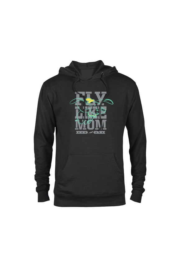 Dumbo Fly Like Mom Mother's Day - Pullover Hoodie for Adults - Customized-Black