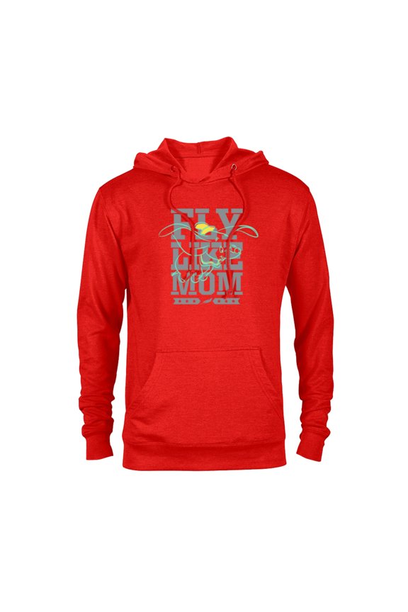Dumbo Fly Like Mom Mother's Day - Pullover Hoodie for Adults - Customized-Red