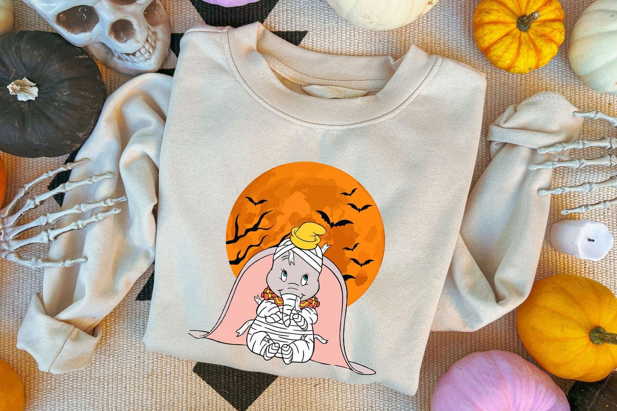 Disney Dumbo Mummy Dumbo Halloween Moon Shirt,Dumbo Mummy Shirt,Disney