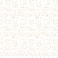 thumbnail image 1 of Disney Dumbo Outline in Dark Yellow 100% Cotton Fabric Sold by the Yard, 1 of 1