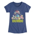 thumbnail image 1 of Disney - Dumbo - Psychedelic Dream Cloud - Toddler & Youth Girls Short Sleeve Graphic T-Shirt, 1 of 5