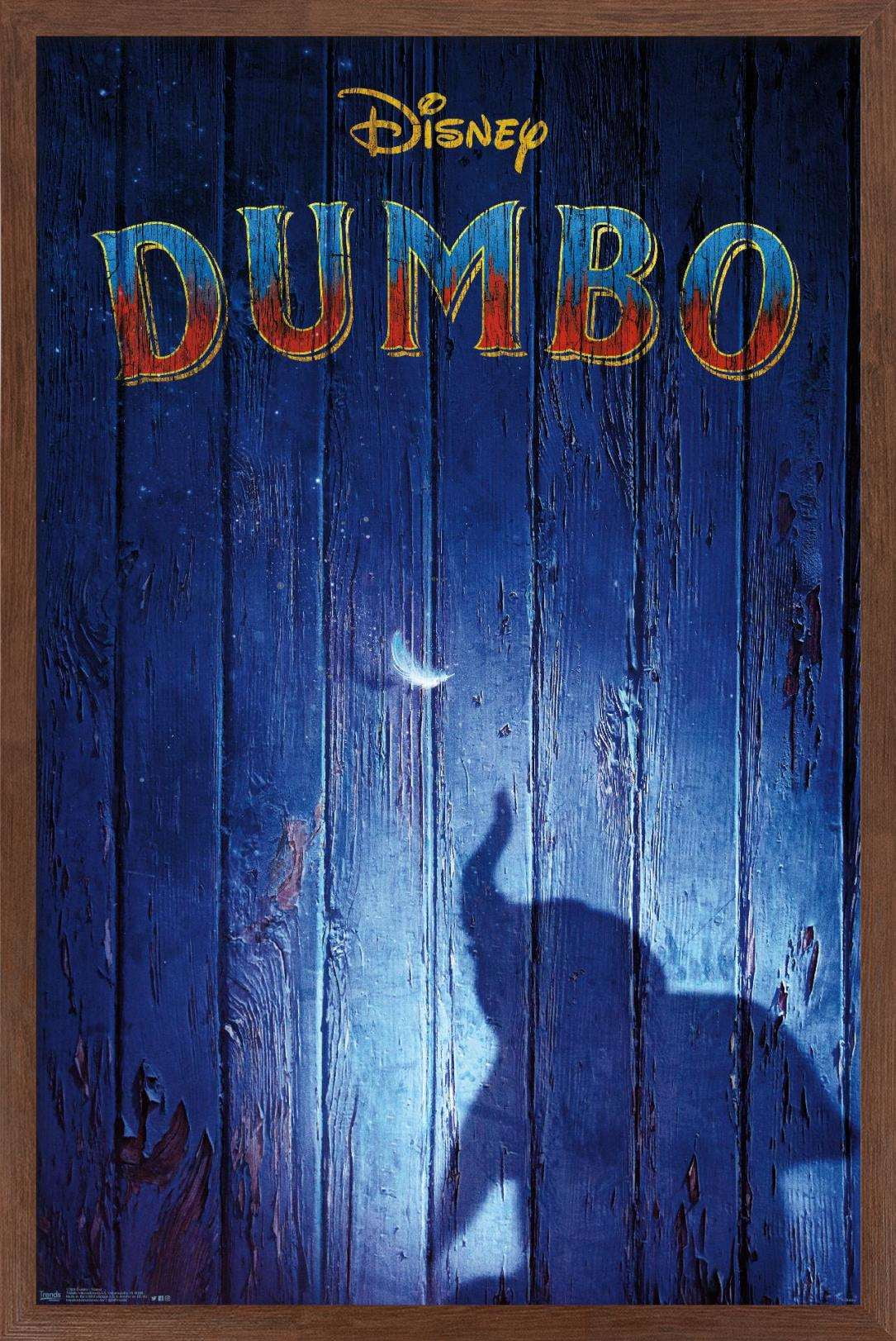 Disney Dumbo - Teaser Wall Poster, 14.725" x 22.375", Framed